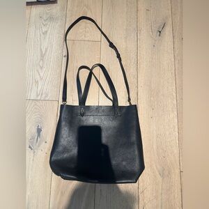 Madewell Black Leather tote bag Women’s